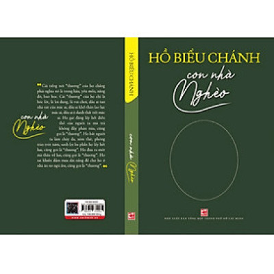 HỒ BIỂU CHÁNH - CON NHÀ NGHÈO TB 2024