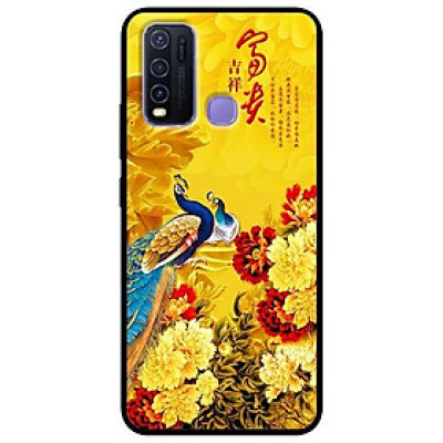 Ốp lưng dành cho Vivo Y30 - Y30i - Y50 mẫu Công Và Hoa