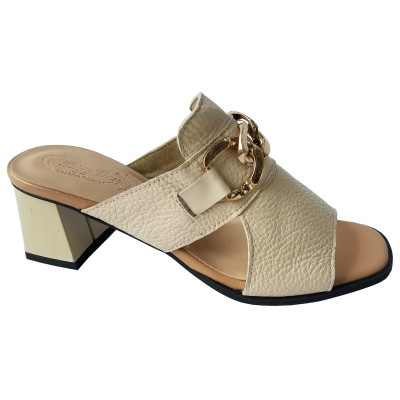 Dép Cao Gót Nữ BIGGBEN Da Bò Cao 5 Phân DCG108