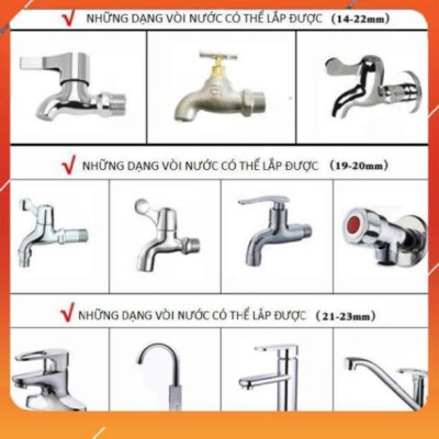 ️Evoucher Bộ dây vòi xịt nước rửa xe, tưới cây , tăng áp 3 lần, loại 7m, 10m 206701-1 đầu đồng,cút,nối vàng +  đai