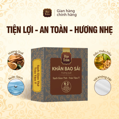 Combo Tròn Tâm Vẹn Nghĩa – Khăn Bao Sái Bảo Trầm + Nhang Trầm Nguyên Chất 180g | Thanh Tịnh, An Toàn