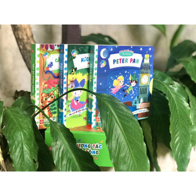 Sách Tương Tác Chuyển Động – Hộp Quà 3 Tập Xứ Sở Diệu Kỳ – Đinh Tị Books