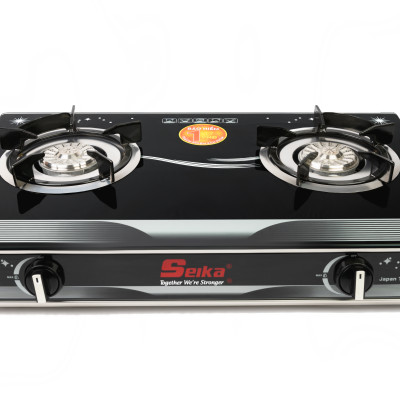 Bếp Gas Đôi Mặt Kính Seika - SKB 505 KE - Hàng Chính Hãng