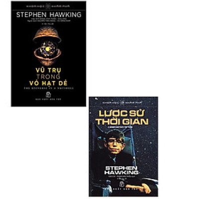 Combo Lược Sử Thời Gian + Vũ Trụ Trong Vỏ Hạt Dẻ (Bộ 2 Cuốn)