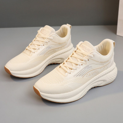 Giày thể thao nữ, giày chạy bộ đế êm nhẹ, thoáng khí đế cao su đúc, chống trơn trượt hạn chế mòn  – GNU2066