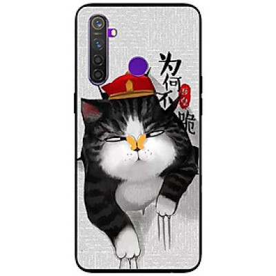Ốp lưng dành cho Realme 6i mẫu Mèo Nón Đỏ