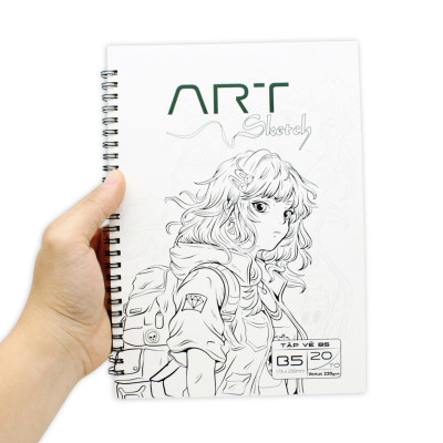 Tập Vẽ Lò Xo Art Sketch B5 - 40 Trang 220 - The Sun 01