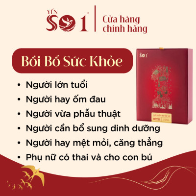 [Hộp 50gram ] Yến Số 1 Nhất Phẩm Hai Mặt Sợi, Yến Tươi Tinh Chế, Yến Sào Thật 100%
