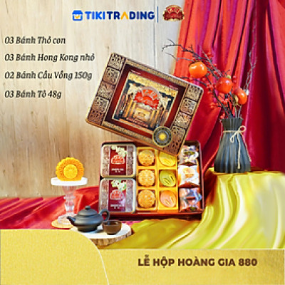 [Hộp 11 Bánh] Bánh Trung Thu Đại Phát - Lễ Hộp Hoàng Gia 880