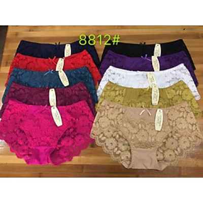Combo 10 quần lót phối ren cao cấp 8812