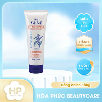 Gel Tẩy Trang Nóng Sạch Sâu Và Dưỡng Ẩm Da Hatomugi Reihaku Hatomugi Hot Cleansing Gel (Tuýp 200 G)