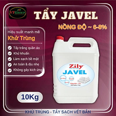 Nước Tẩy Trắng Javel Zily 10 Kg