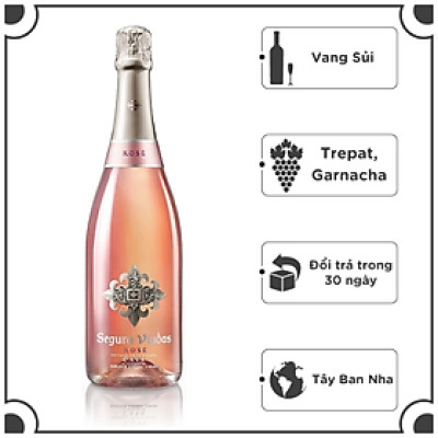 RƯỢU VANG SỦI TĂM SEGURA VIUDAS BRUT ROSÉ