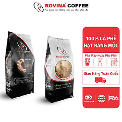 Cà Phê Rovina Đam Mê-  Pha Phin -  Gói 500gr Mùi Thơm Quyến Rũ, Đậm Đà Mang Lại Những Tách Cà Phê Tuyệt Hảo Thương Hiệu Rovina Coffee