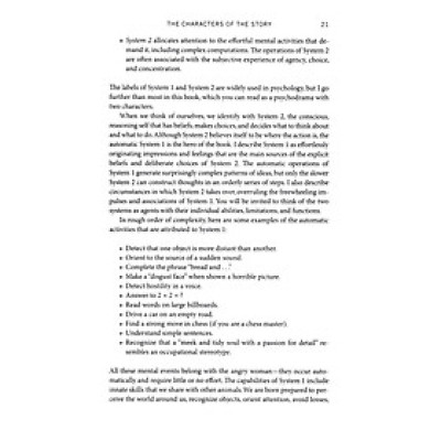 Thinking, Fast and Slow