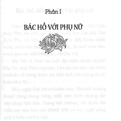 Bác Hồ Với Phụ Nữ Và Thiếu Niên Nhi Đồng 