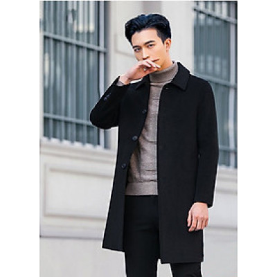 Áo khoác dạ nam cao cấp dáng lửng NAD03