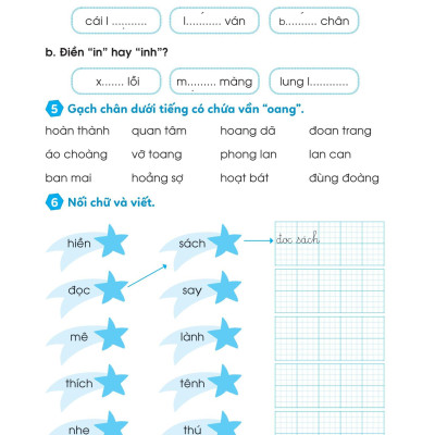 Bài Tập Bổ Trợ Tiếng Việt Cơ Bản Và Nâng Cao Lớp 1 - Tập 2