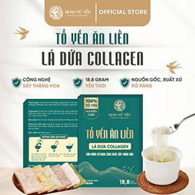 Tổ Yến Ăn Liền Sấy Thăng Hoa - 18.8g Yến Tươi - Dinh Dưỡng Tiện Lợi - Tăng Cường Sức Khỏe - Chống Lão Hóa - Tăng Cường Trí Nhớ - Chính Hãng Hoàn Vũ Yến - Cosmo Bird