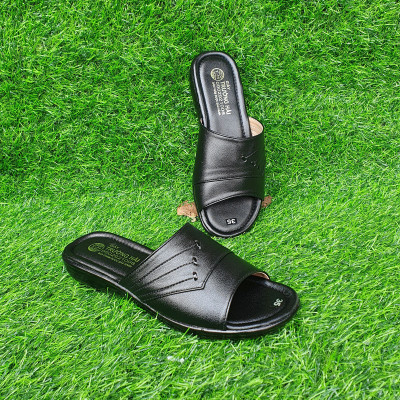 Dép nữ trung niên 3.5cm Trường Hải 2 màu đen,nâu đế PU nhẹ DN98