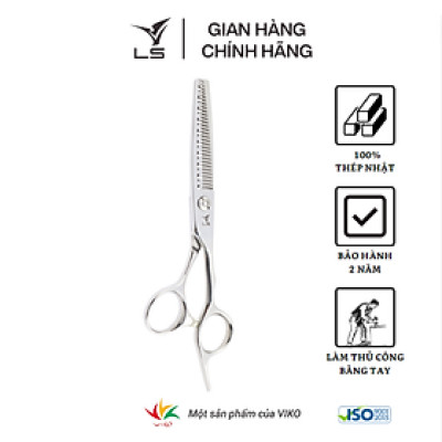 Kéo tỉa tóc LS rơi 15-20% quai offset vênh đỡ ngón cố định TA130