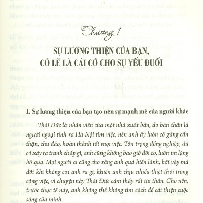 Bạn Hãy Sống Lương Thiện, Nhưng Phải Có Nguyên Tắc