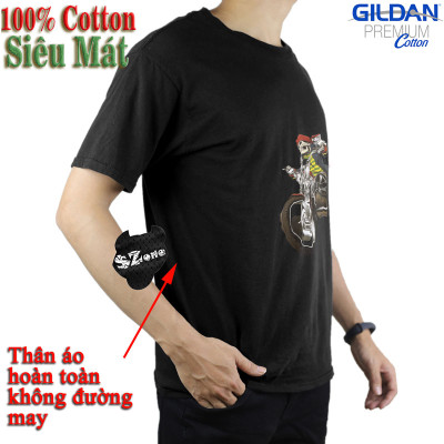 Áo Phông Nam Cotton 100% In Hình 3D Cao Cấp Có Big Size - Áo Thun Nam Ngắn Tay Chất Mát Mùa Hè SZone PM53