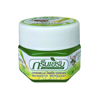 Combo 3 Dầu Cù Là Cao Sả Đuổi Muỗi hỗ trợ điều trị Vết Muỗi Đốt GREEN HERB 20g THÁI LAN