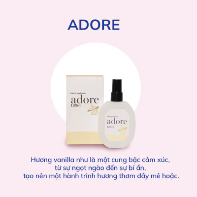 Xịt thơm quần áo Lovenose 100ml chiết xuất thiên nhiên thơm mát khửi mùi hôi và mang lại hương thơm lâu dài