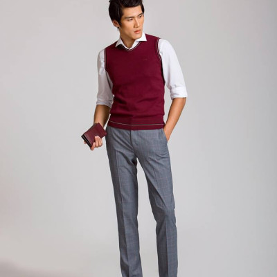 Quần âu nam ALIGRO Caro Brown chuẩn form slimfit vải cotton cao cấp, tôn dáng, thoáng mát  ALGO1025