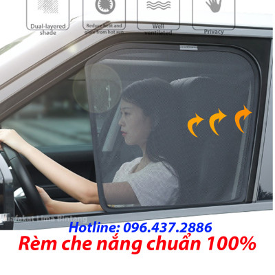 Rèm Che Nắng Honda Brio, Rèm Chắn Nắng Nam Châm Cho Xe ô tô, Bộ 4 Tấm, có nam châm