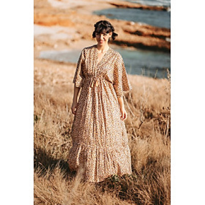 Đầm Boho Hoa Cotton Isla Bonita