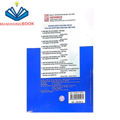 Sách - Hoá Vô Cơ Nâng Cao Tập 3 - Các Nguyên Tố Chuyển Tiếp