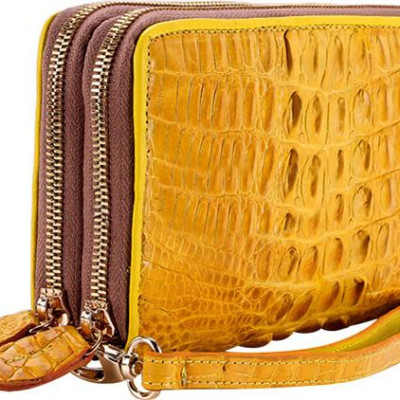 Ví Nữ Huy Hoàng HT3253 (10.5 x 19 cm) - Vàng Nghệ