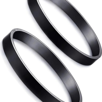 Vòng tay cặp Hàn Quốc VTC13 (Màu đen)