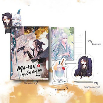 Sách - Ma Tôn Muốn Ôm Ôm - Tập 1 - Bản Đặc Biệt - Tặng Kèm Bookmark + Postcard Bồi Cứng + Standee