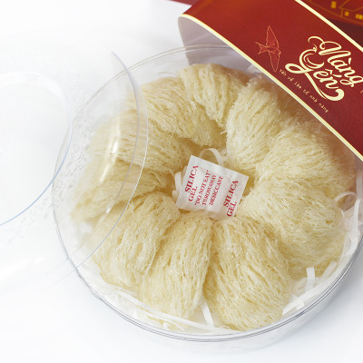 Bộ quà tặng Tết 2021 | Set Yến Phúc Lộc Thọ (Gồm 100 gram tổ yến cùng các nguyên liệu đi kèm) vừa giúp chăm sóc sức khỏe vừa thể hiện ý nghĩa tốt đẹp | Yến sào Nàng Yến