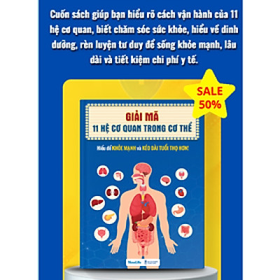 Combo Sách: Liệu pháp dinh dưỡng cho mọi loại bệnh + Giải mã 11 hệ cơ quan trong cơ thể_Nowlife (SP chính hãng)