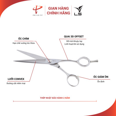 Kéo cắt tóc VIKO JP-601 Size 6.0 inhs HÀNG CHÍNH HÃNG