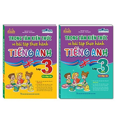 Sách - Global Success - Trọng Tâm Kiến Thức Và Bài Tập Thực Hành Tiếng Anh Lớp 3 - Có Đáp Án - Combo 2 Tập - Minh Thắng