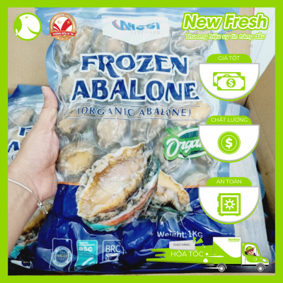 [GIAO NHANH HCM] Bào Ngư Nissi Đông Lạnh - Túi 1Kg (10-12 con)