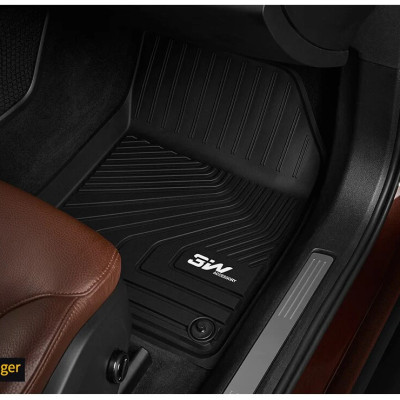 Thảm lót sàn xe ô tô Volvo XC60 2017- đến nay Nhãn hiệu Macsim 3W chất liệu nhựa TPE đúc khuôn cao cấp - màu đen