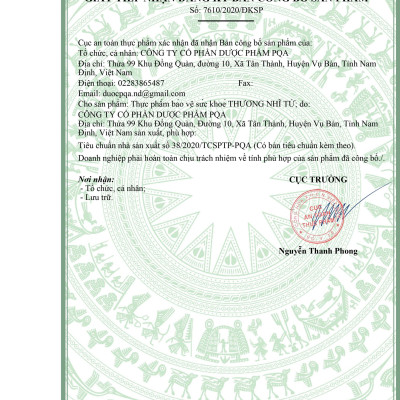 Thương Nhĩ Tử PQA Hỗ Trợ Thông Mũi, Giảm Hắt Hơi Và Đau Nhức Vùng Đầu Trán Hộp 30 Viên