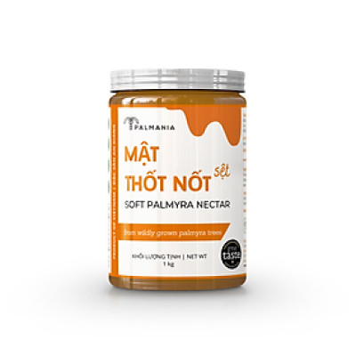 PALMANIA Mật thốt nốt sệt truyền thống 1kg net | 1 sao Great Taste Awards 2021 | Nguyên Chất, Tự Nhiên & Vì Sức Khỏe | Đặc sản An Giang