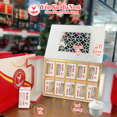 Set Quà Tặng 100g Tổ Yến Sào Cao Cấp - Yến Sào BaNest