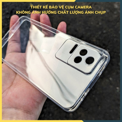 Ốp lưng trong suốt silicon GOR dành cho Xiaomi Redmi K40S bảo vệ camera dẻo siêu mỏng - Hàng nhập khẩu