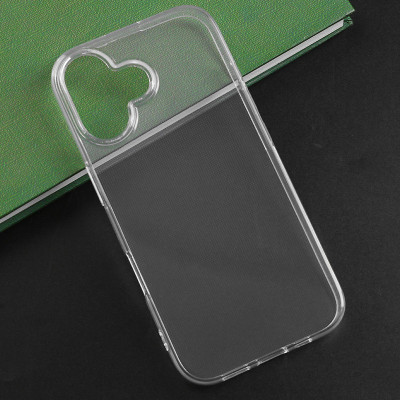 Ốp lưng dành cho iPhone 16, iPhone 16 Pro, iPhone 16 Plus, iPhone 16 Pro Max silicon TPU dẻo trong suốt siêu mỏng chống sốc cao cấp - Hàng chính hãng.