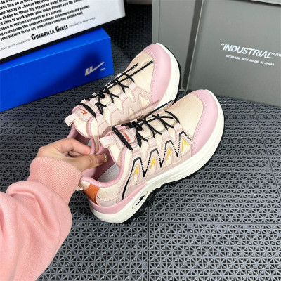 Giày thể thao nữ, giày chạy bộ đế êm nhẹ, thoáng khí đế cao su đúc, chống trơn trượt hạn chế mòn  – GNU2094