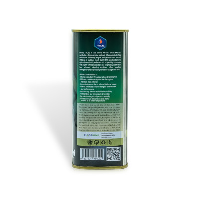 Nhớt Xe Máy PRIME Lon 800ML Tổng Hợp Toàn Phần, SAE 10W40, API SN, JASO MA2, Nhập Khẩu Chính Hãng