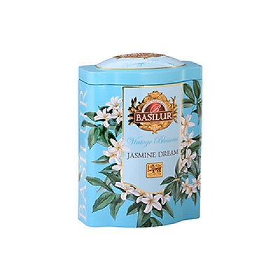 Trà Basilur - Bộ Sưu Tập Sắc Hoa Cổ Điển - Hương Mộng Hoa Nhài 100g (Hộp Thiếc)